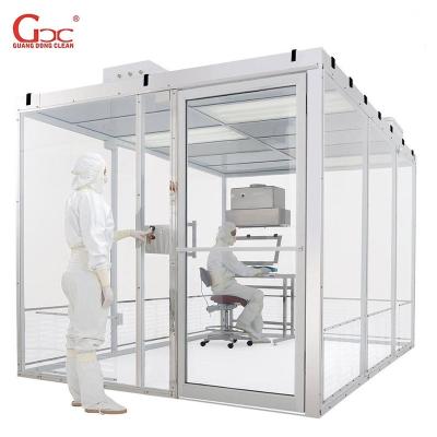 China 30m2 4pcs FFU  Mobile Clean Room / Class 10k Clean Room for sale