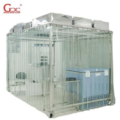China 220V 50Hz Laminar Flow Class 100 Prefabricated Clean Rooms for sale
