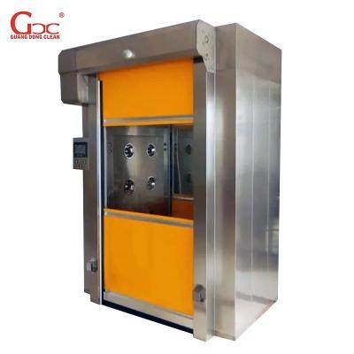 China LPC Board Control AC110V Cleanroom Cargo Air Shower Tunnel for sale