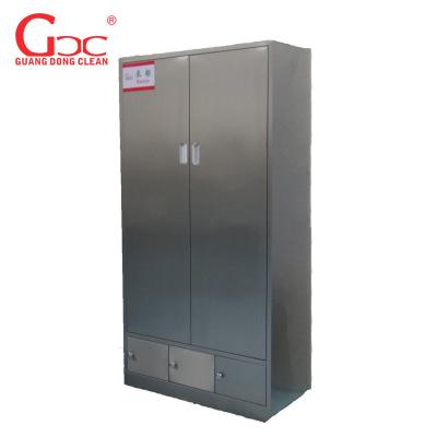 China Stainless Steel Lab Room Equipment Multi Compartment Lockers Clean Closet for sale