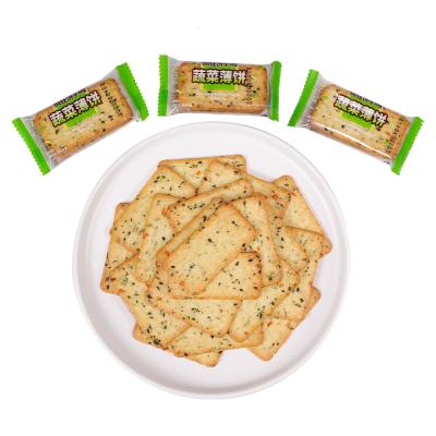 China Natural Mix Vegetable Flavor Crispy Biscuits Diet Fiber Biscuit Cookies Wholesale Healthy Safari Biscuit for sale