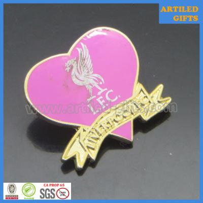 China Great Britain Liverpool Football club zinc alloy enamel gold tag for sale