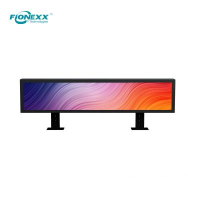 China Android Windows OS 24 inch Stretched Bar LCD Panel voor supermarkten Te koop