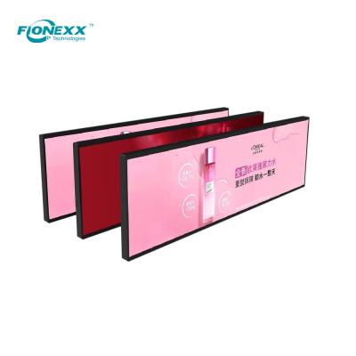 China RoHS montado en la pared de 37 pulgadas de barra extendida pantalla LCD Ultra Panel de LCD ancho en venta