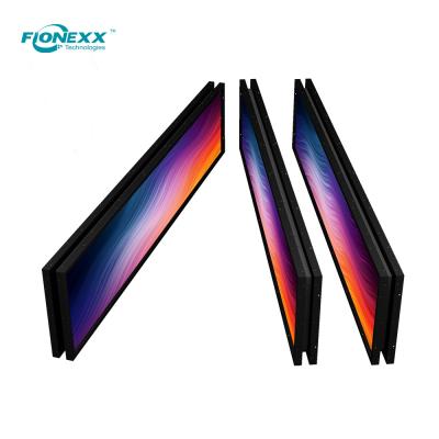 China Double Sided 57.4inch Stretched Bar Lcd Monitor 3840x806 High Resolution for sale