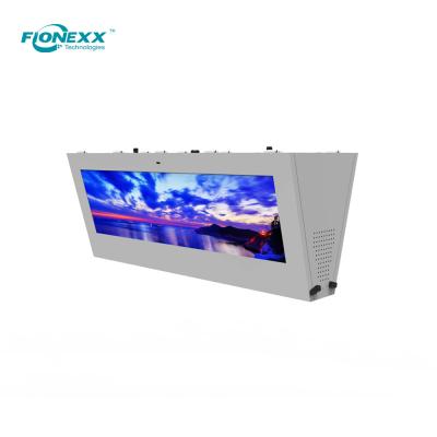 China 58.4 pulgadas de pantalla LCD de doble cara de exhibición digital al aire libre placa a prueba de vandales en venta