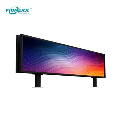 China Double Sided Header Screen Signage LCD Display 57.4inch Commercial Grade for sale