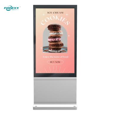 China 86 pulgadas de cartelería digital de la pantalla de publicidad digital exterior 3840 * 2160 Resolución en venta