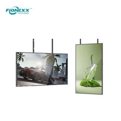 Chine 55inch Android Board Slim Bezel OD10 High Brightness Hanging Single Sided Window Facing Display à vendre