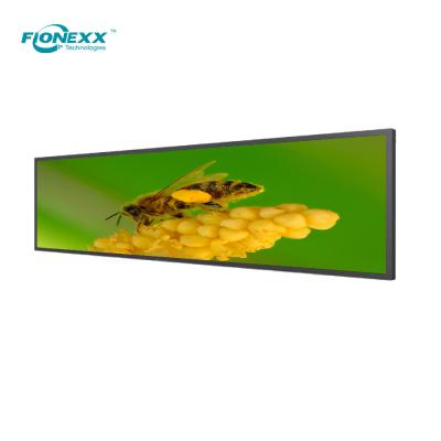 China 56.2inch Stretched Bar LCD Display 4K 500nits Ultra Wide Wall Mounted for sale