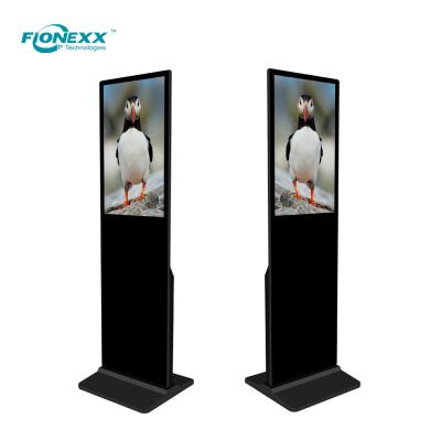 China Indoor 32inch Digital Display Totem Free Standing Digital Signage 350cd/m2 for sale