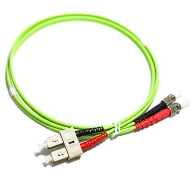 China Fiberoptisches Kabel Duplex-Millimeter OM2 50/125 3.0mm Faser-Verbindungskabel in mehreren Betriebsarten ST-LC UPC, 1M/2M/3M/5M/10M St. zu verkaufen