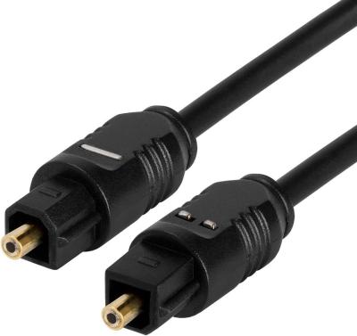 China Precio de fábrica SPDIF Toslink Cable de audio óptico OD4.0 Ultra delgado para barra de sonido casera / Mini CD 1.5M 2M en venta