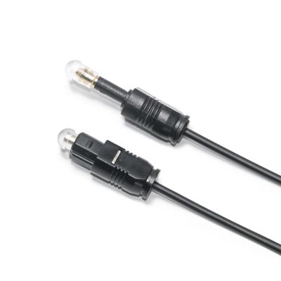 China Cable de audio óptico digital de salida de fábrica - Toslink Digital Optical SPDIF - Ultra-Thin Male-Plus Male para Mini Player en venta