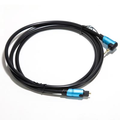 中国 TOSLINK ブルー デジタル オーディオ 光ファイバー アルミニウム メタル シェル 接続 アンプ サブウーファー スピーカー サウンドバー 0.8M 販売のため
