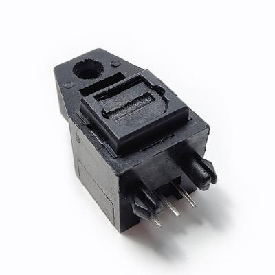 China Optical Reciever Toslink Jack Connector Female Vertical Socket Transmitting / Receiving End) for Audio PCB for sale