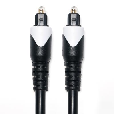 China White&Toslink Digital Cable OD4.0 Optic Fiber Cable Plated LSZH PVC Shelter Round Plug For Home Plaer CD Soundbar for sale