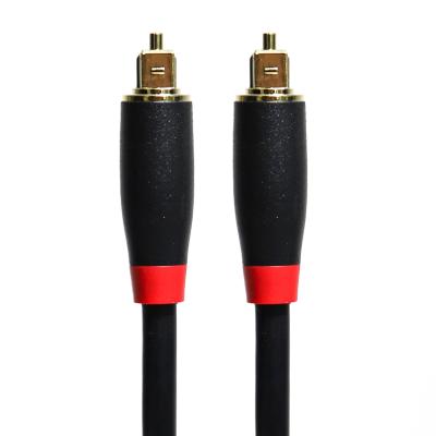 China High Quality Factory Price 24K Digital Optical Audio Toslink Cable ABS Plated Gold Ject 1.5M for sale