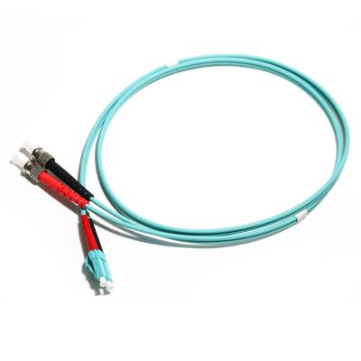 China 10G LC-ST Duplex Multimode Fiber Optic Cord OD3.0 OM3 0.8M 1.5M 2M For WLAN LAN for sale