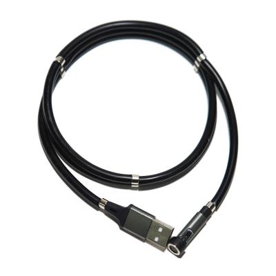 China Cable de carregamento USB para telefone magnético 360 & 180 Rotativo 1,2m comprimento 2,4A à venda