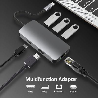 China Multifunktioneel Micro USB C naar HDTV Adapter USB C Adapter voor Mac TV Projectie Te koop
