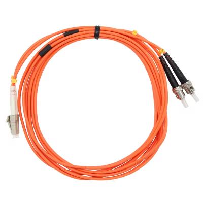 China Factory Price ST- LC MultiMode Duplex OM2 62.5um Armored 3 Meter Fiber Optic Patch Cord Cable for sale