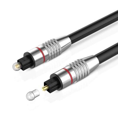 China Gold-Plated Head Toslink Cable Digital Fiber Optical Audio Cable 1M 1.5M 2M 3M 5M 10M 15M for sale
