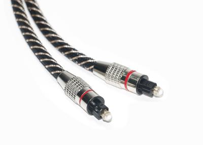 China Metal Connectors FTTB High End Toslink Cable Braided Jacket 20KM-60KM for sale