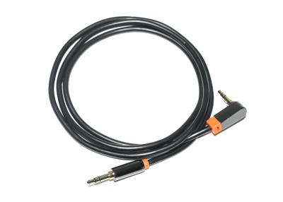 China Black 0.92 Meters Optical Digital Audio Cable , 3.5mm Metal PVC Car Speaker Cable for sale
