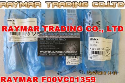 China Bosch common rail injector valve F00VC01359 for sale