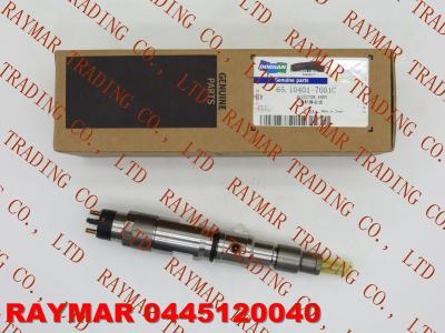 China BOSCH Common rail injector 0445120040 for DAEWOO DOOSAN 65.10401-7001C, 65.10401-7001 for sale