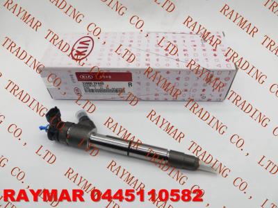 China BOSCH Genuine common rail injector 0445110582 for HYUNDAI & KIA D4HA 2.0L VGT EURO 6 33800-2F600 for sale