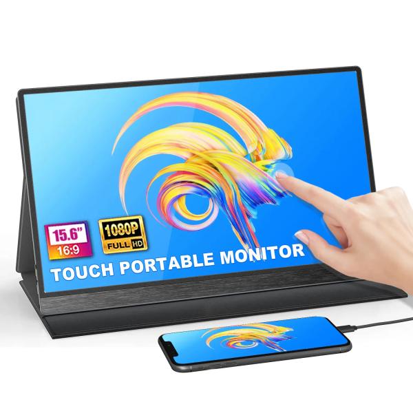 Quality Ultra 1080P IPS Gaming Monitor 15.6 inch Portable Monitor USB Type-c for Ps5 laptop Pc Phone for sale