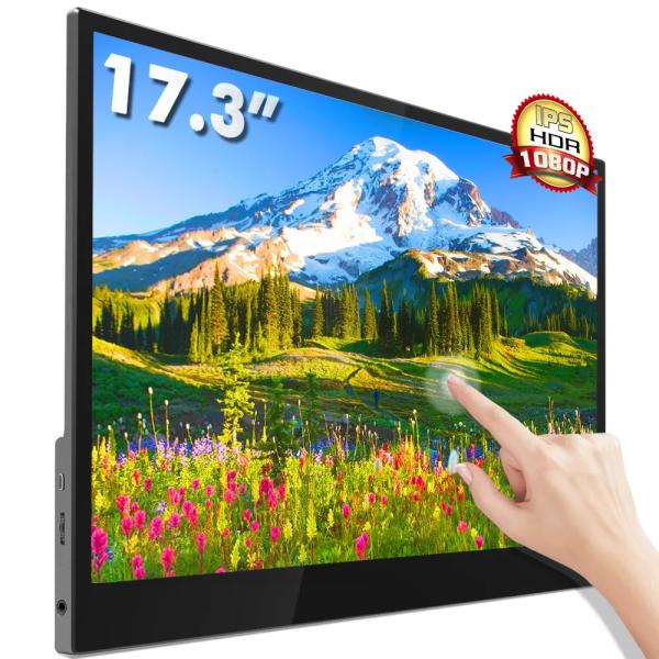 Quality FHD 17.3inch 1920 X 1080 Usb Double Sided External Touch Screen Monitor For Computer for sale