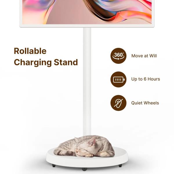 Quality Floor Standing Android Portable Mobile Stand By Me Tv with Camera Hd Video 21.5 for sale