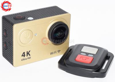 China 25fps 4K Sunplus Wifi Action Camera Remote Control 12mp With Waterproof Case for sale