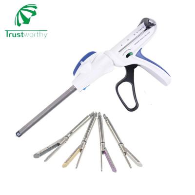 China Teardrop Shaped Nail Groove Disposable Linear Cutter Stapler Thoracic Surgery for sale