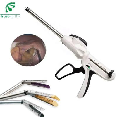 China Iso13485 Sterilized Surgical Disposable Endoscope Linear Cutting Stapler And Cutting Assembly Simple Use for sale