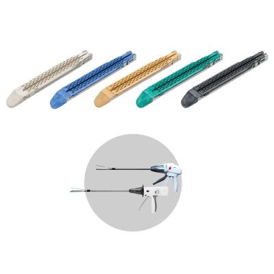 中国 Drop-Shaped Nail Anvil Endoscopic Linear Stapler Cartridge Reduce Bleeding Securely suture tissue 販売のため