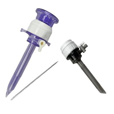 China Instrumentos laparoscópicos Trocar sin cuchilla quirúrgico Laparoscopia óptica Trocar en venta