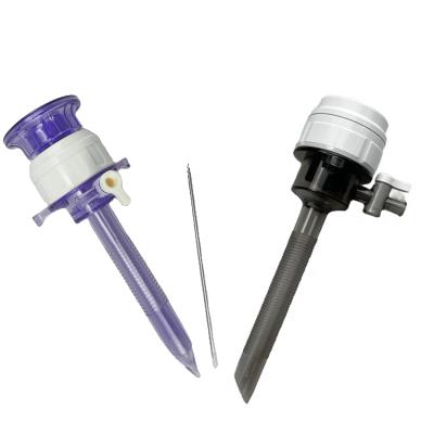 China Disposable Surgical Optical Laparoscopy Trocars Disposable Bladeless Trocar Cannula for sale