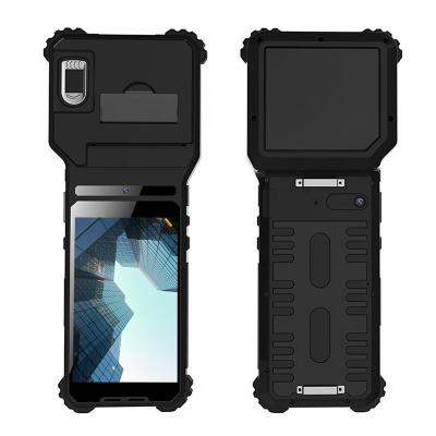 China Herofun OEM Handheld Biometric Device Mobile Bluetooth GPS WIFI Printer Rugged Tablet for sale