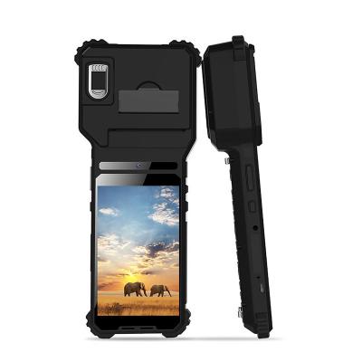 China 6000mAH Handheld Biometric Device Tablet FAP10 Portable Fingerprint Scanner Slim Printer for sale