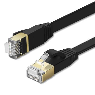 China Cable de alambre de cobre desnudo de LAN Slim Patch Cord Soild de la red sin blindaje del cable plano del cable de Ethernet del alto rendimiento Cat6 en venta