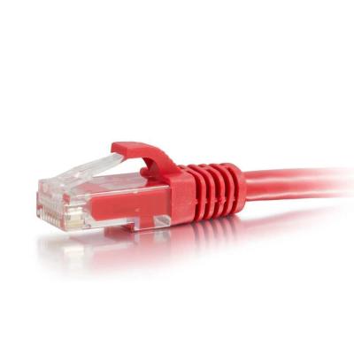 Chine câble à grande vitesse de réseau de l'Ethernet RJ45 de 5M Red Cat 5e, câble non protégé de correction de PVC UTP de LAN Lead Cat 5e à vendre