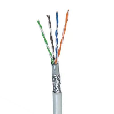 China 24 AWG(0.51 mm)  rj45 sc apc mpo optical fiber cat5e sftp patch cord for sale