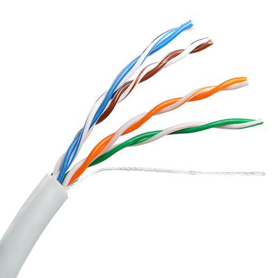 China PURE COPPER 305M/BOX CAT.5E UTP CABLE 4X2X24AWG for sale