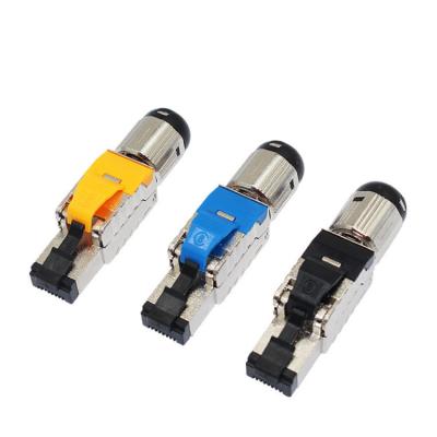China RJ45 Cat 8 Tool Free Ethernet Cable Connector for sale