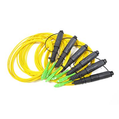 China FTTA outdoor fiber optic cable H connector SC/APC optical patch cord for sale