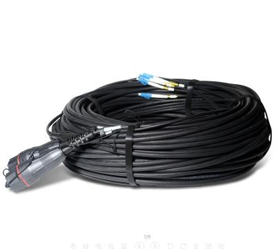 China DLC RRU Duplex LC fiber optic patch cable compatible with fullaxs connector for sale